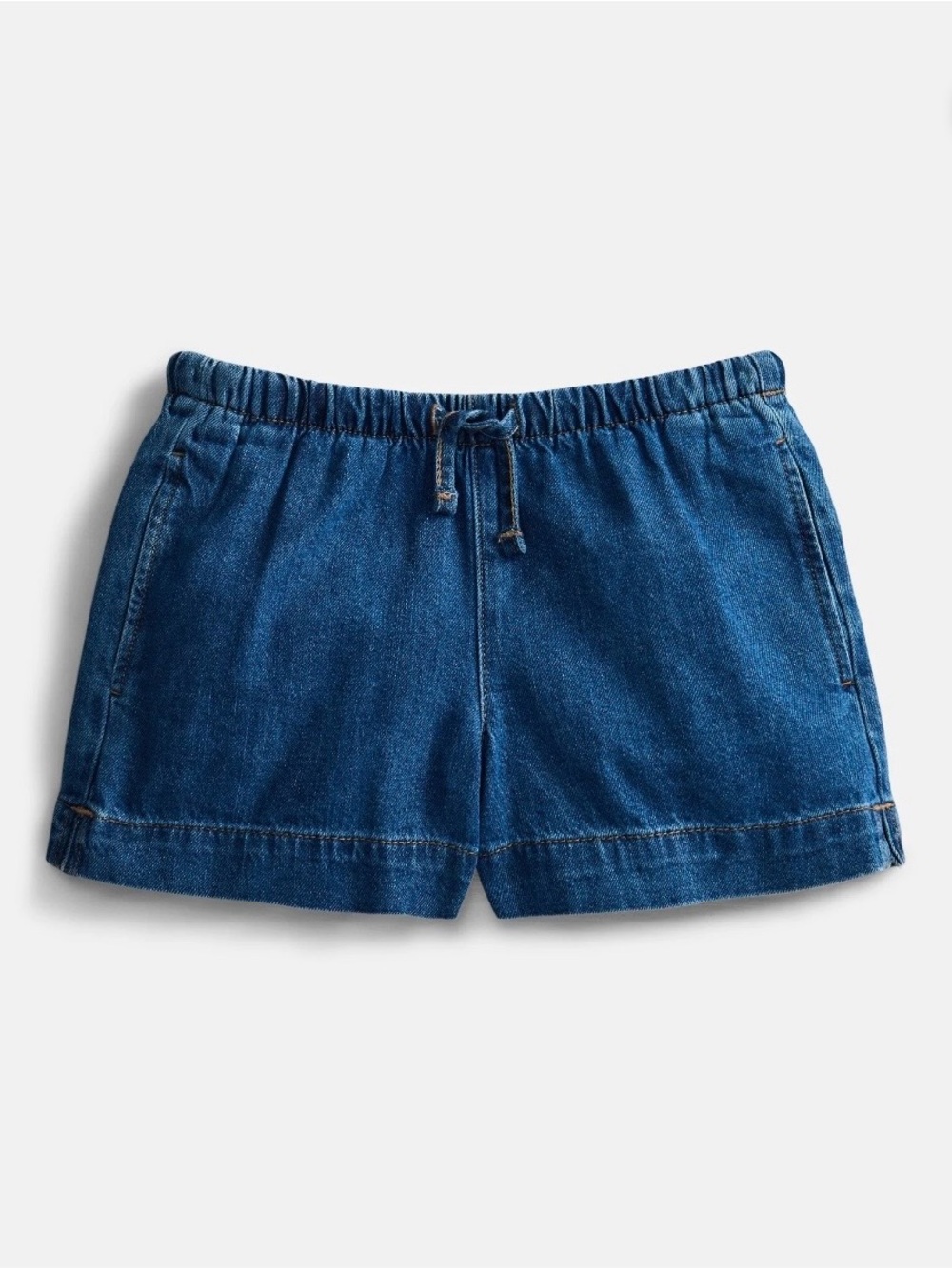 🎉4 for $20 NWT Weekend Academy Girls Pull-On Jean Shorts, Size Small (6-7)
